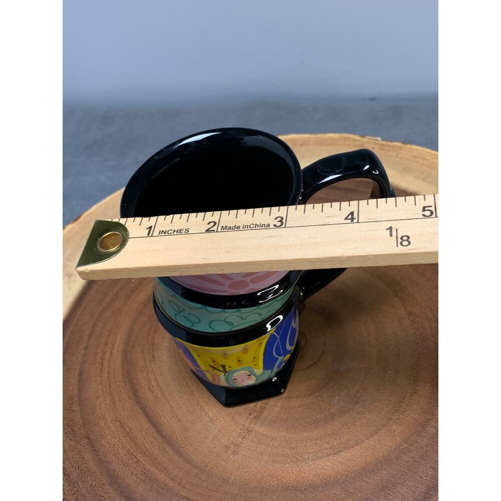 Disney Mary Blair Alice In Wonderland Mad Hatter Stacked Mug 10 Oz Hexagonal Sto - Picture 9 of 11
